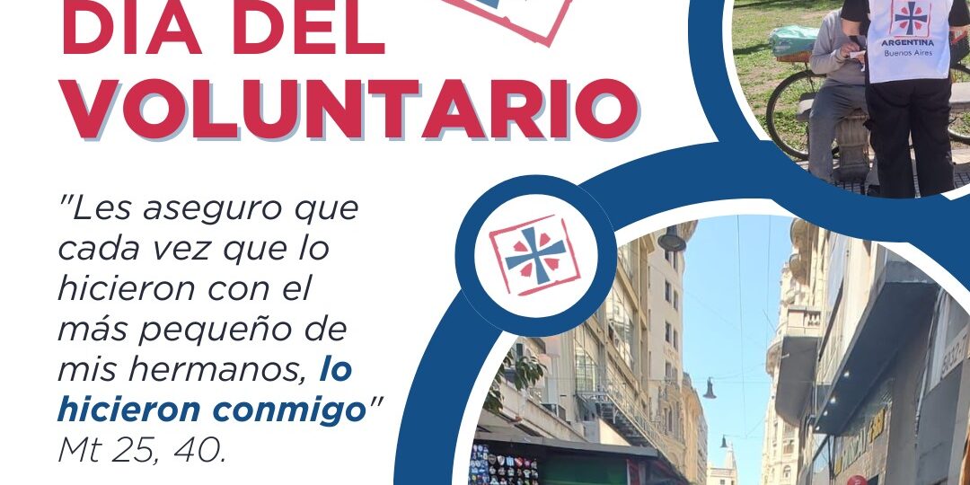 ¡Feliz día del voluntario!