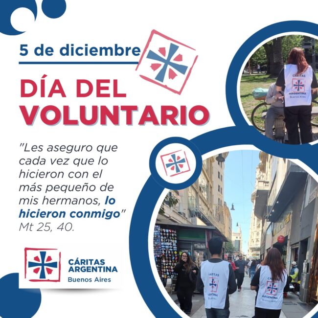¡Feliz día del voluntario!