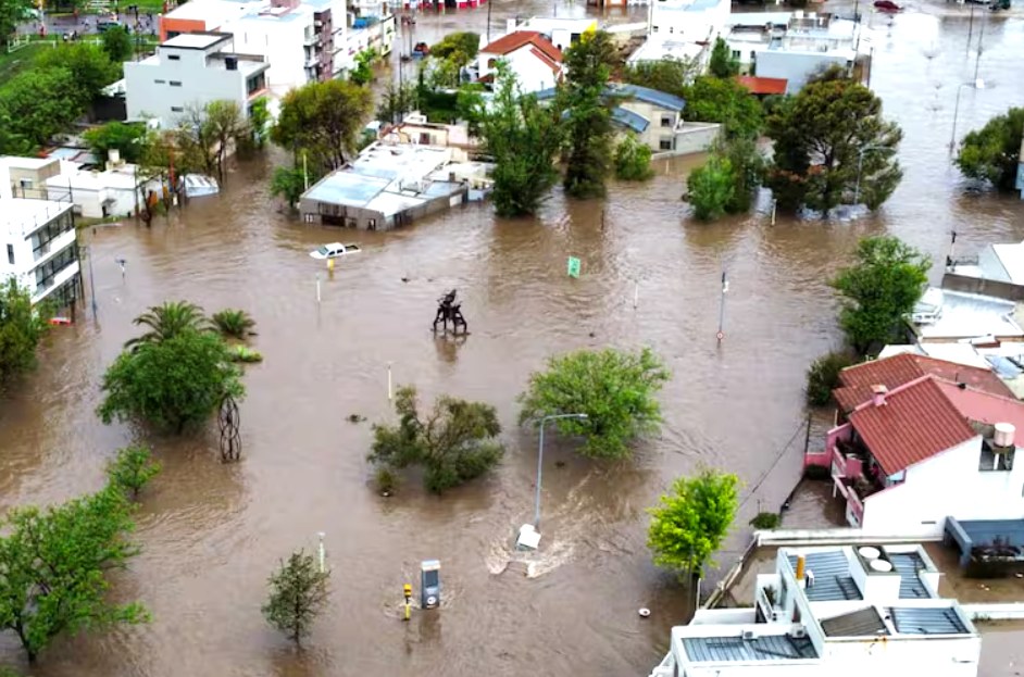 Inundaciones en Bahía Blanca