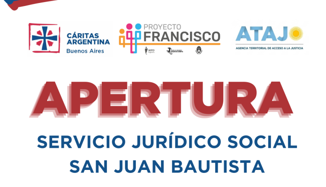 Apertura del Servicio Jurídico Social San Juan Bautista